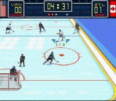Screen ze hry Brett Hull Hockey