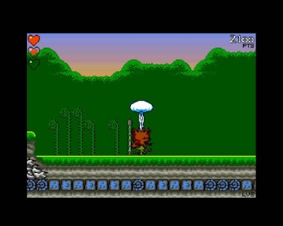 Screen ze hry Bonks Adventure