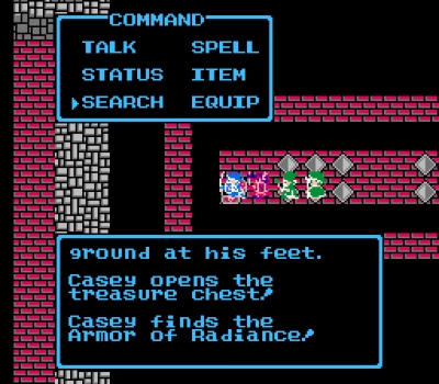 Screen ze hry Dragon Warrior III