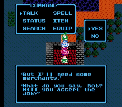 Screen ze hry Dragon Warrior III