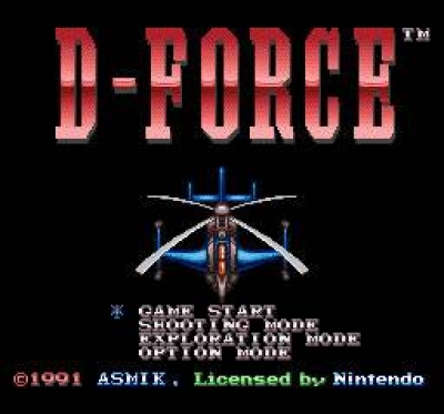 Screen ze hry D-Force