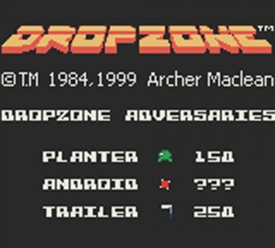 Screen ze hry Dropzone