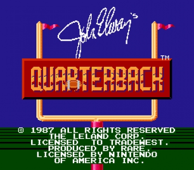 Screen ze hry John Elways Quarterback