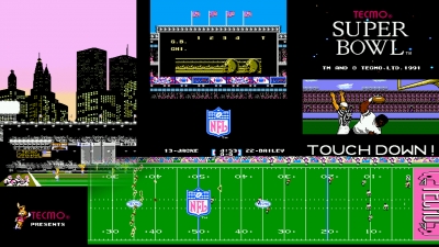 Artwork ke he Tecmo Super Bowl