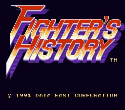 Screen ze hry Fighter´s History