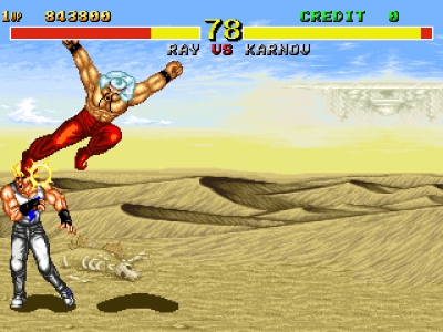 Screen ze hry Fighter´s History