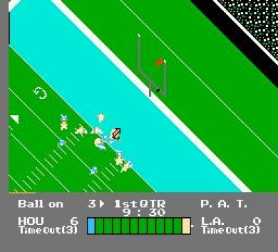 Screen ze hry NES Play Action Football