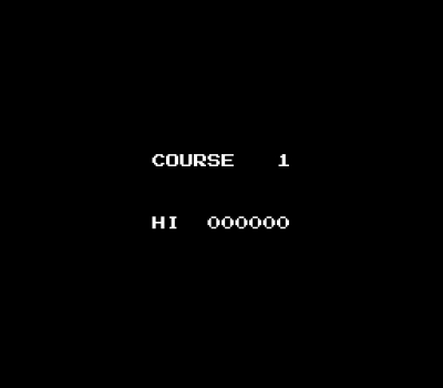 Screen ze hry Road Fighter