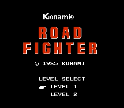 Screen ze hry Road Fighter