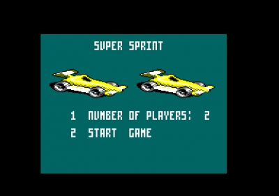 Screen ze hry Super Sprint
