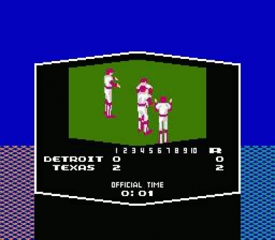 Screen ze hry Tecmo Baseball