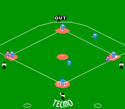 Screen ze hry Tecmo Baseball