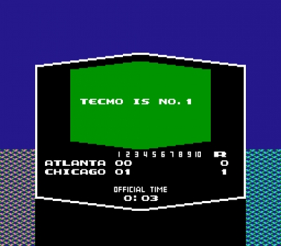 Screen ze hry Tecmo Baseball