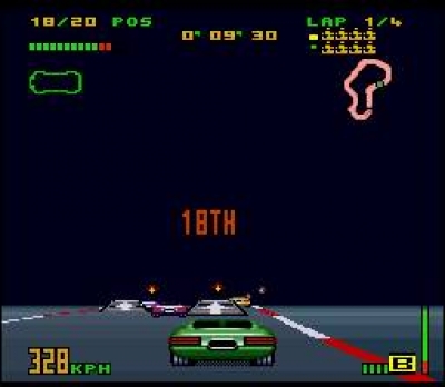 Screen ze hry Top Gear 3000