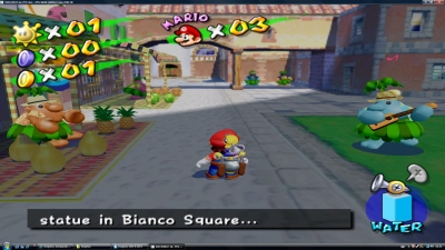 Screen ze hry Super Mario Sunshine