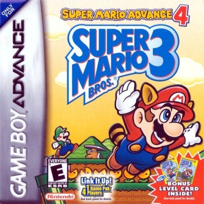 Obal hry Super Mario Advance 4 - Super Mario Bros. 3