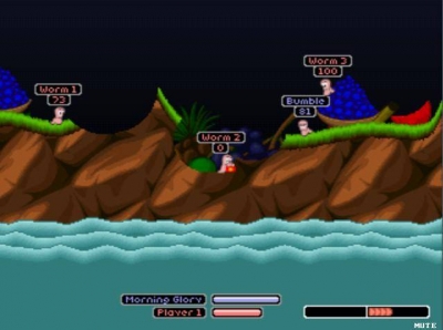 Screen ze hry Worms World Party