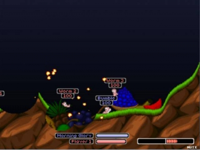 Screen ze hry Worms World Party