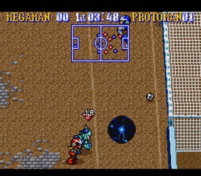 Screen ze hry Mega Man Soccer