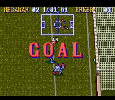 Screen ze hry Mega Man Soccer