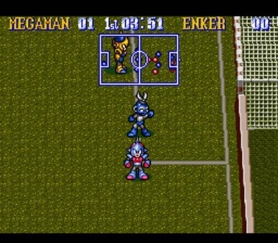 Screen ze hry Mega Man Soccer