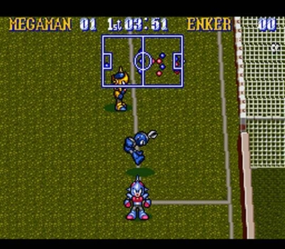 Screen ze hry Mega Man Soccer