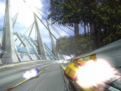 Screen ze hry F-Zero GX