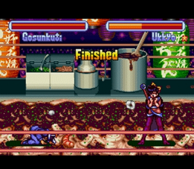 Screen ze hry Ranma 1/2: Hard Battle