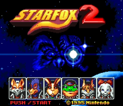 Screen ze hry Star Fox 2