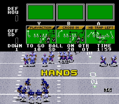 Screen ze hry John Madden Football