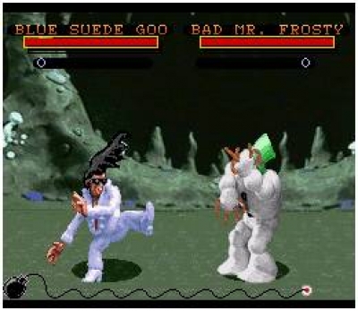 Screen ze hry Clay Fighter