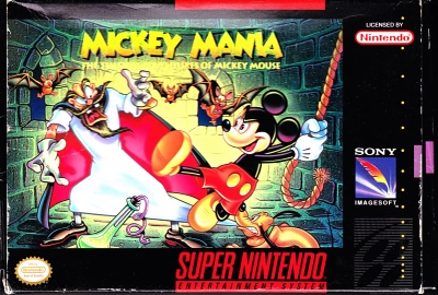 Obal hry Mickey Mania: The Timeless Adventures of Mickey Mouse
