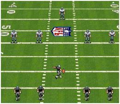 Screen ze hry Capcom�s MVP Football