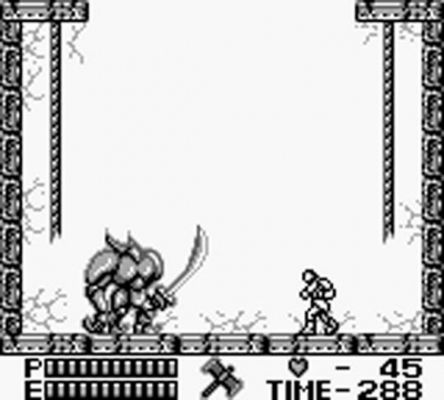 Screen ze hry Castlevania II: Belmont´s Revenge