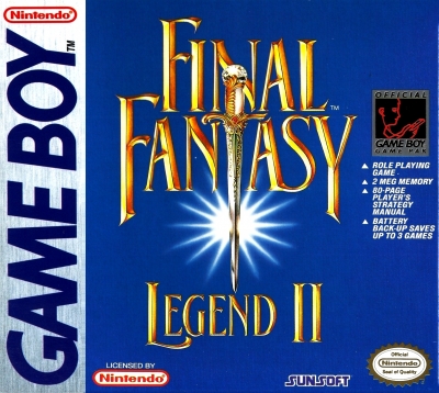 Obal hry Final Fantasy Legend II
