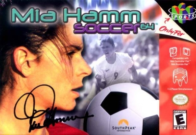Artwork ke hře Mia Hamm Soccer 64