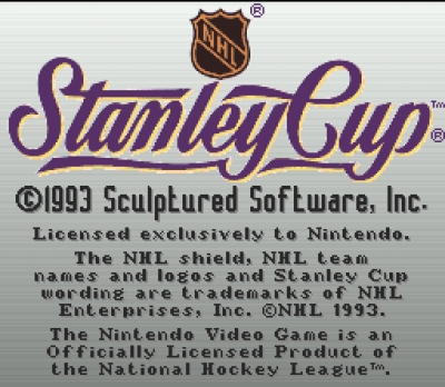 Screen ze hry NHL Stanley Cup