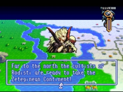 Screen ze hry Ogre Battle: The March of the Black Queen