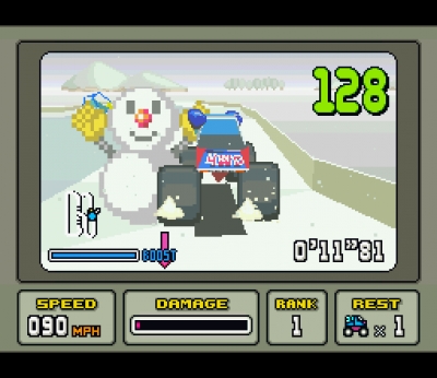 Screen ze hry Stunt Race FX