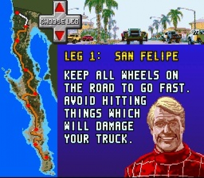 Screen ze hry Super Off Road: The Baja