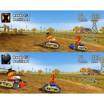 Screen ze hry Crazy Chicken Kart 2