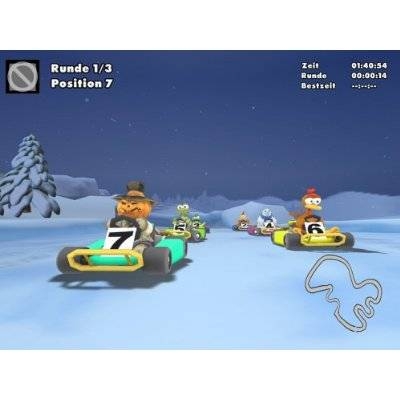 Screen ze hry Crazy Chicken Kart 2