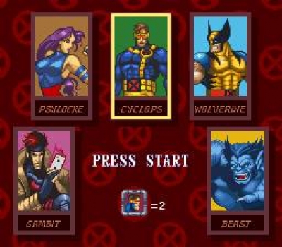 Screen ze hry X-Men: Mutant Apocalypse