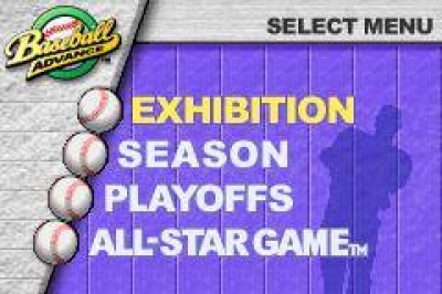 Screen ze hry Baseball Advance