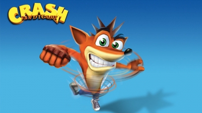Artwork ke he Crash Bandicoot 2: N-Tranced
