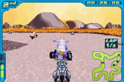 Screen ze hry Digimon Racing
