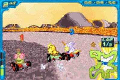 Screen ze hry Digimon Racing
