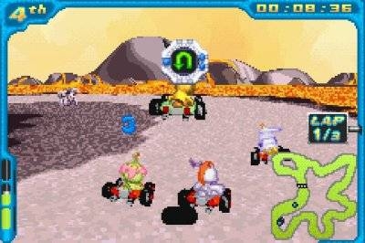 Screen ze hry Digimon Racing