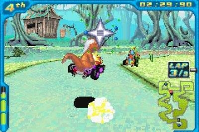 Screen ze hry Digimon Racing