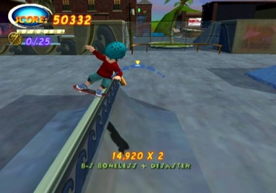 Screen ze hry Disneys Extreme Skate Adventure